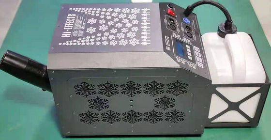 1000w آثار المرحلة آلة الثلج دليل أو DMX 512 التحكم